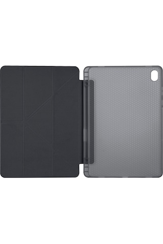 Samsung Galaxy Uyumlu Tab S11 Kılıf Tri Folding Kalem Bölmeli Standlı Kılıf Arka Kapak