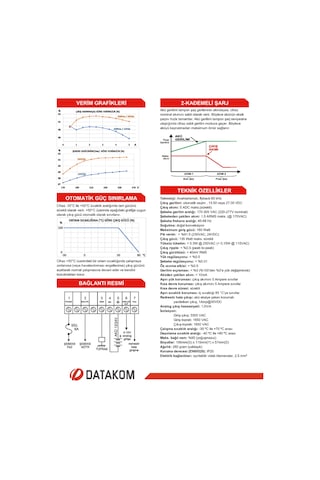 Datakom Bc-5A-M 12/24 Volt Oto Seçimli Akıllı Akü Şarj Redresörü