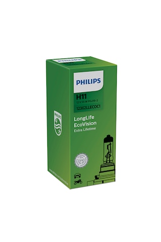 2 Adet Philips H11 12v 55w Uzun Ömür 4x Ampul 12362ll