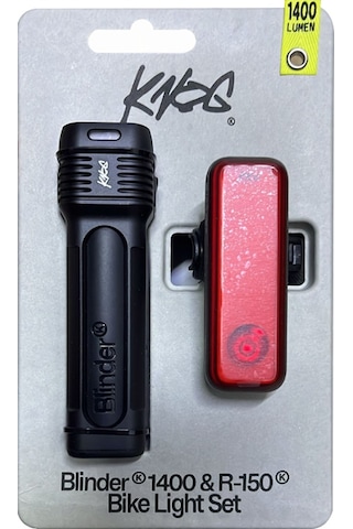 Knog Blınder R150 1400lm Usb Ön+arka Bisiklet Işık Seti Siyah