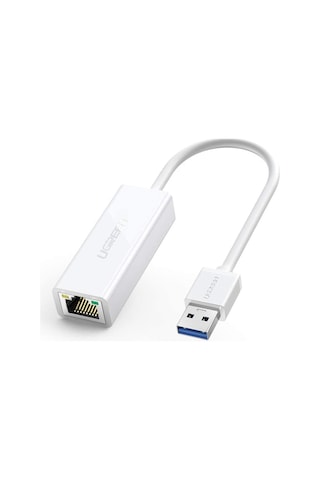 Ugreen Usb 3.0 Gigabit Ethernet Adaptörü, Beyaz, 20255