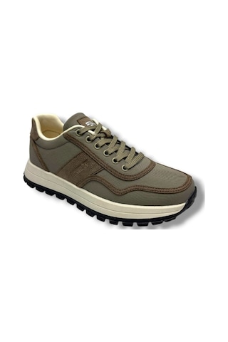 Ryt 26ym Med-26 Keten Anatomik Taban Erkek Sneaker Zeytin Bej Yeşil
