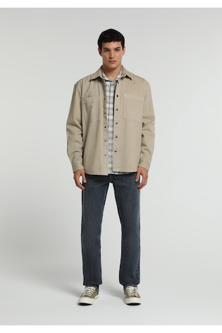 Colin's Colins Relaxed Fit Erkek Bej Shacket Cl1082298 Q1.v1 Lbg Light Beige