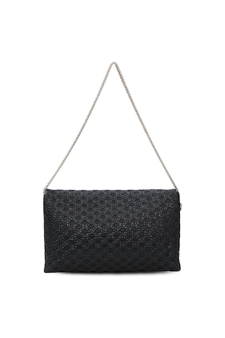 Us Polo Assn Us25687 Siyah Uspolo Assn Kadın Zincir Ve Deri Saplı Çapraz Çanta Clutch
