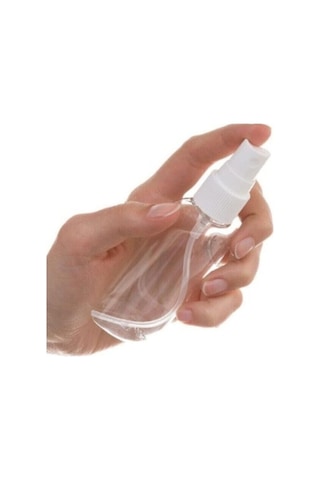 Güvenç Ambalaj Boş Şeffaf Plastik Sprey Şişe 50 x 100 ML