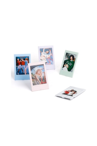 Instax Mini 40'lı Film Lila Ve Pembe 2 Fotoğraf Çerçevesi