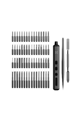 Xenon Smart Şarjlı Led Işıklı Hassas Tork Ayarlı Taşınabilir Tornavida Seti 68 Parça X6832