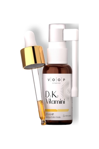 Voop D3K2 Vitamini D3 Vitamini D Vitamini Sprey Ve Damla 20 ML