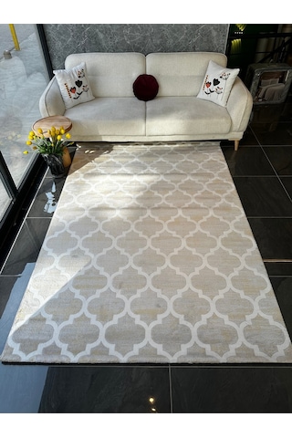 Bodrum Halı Salon, Oturma, Yatak Odası Halısı Desen Kodu Br036-062 Vizon-sarı-krem