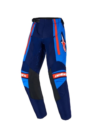 Alpinestars Kids Racer Nomur Çocuk Kros Motosiklet Pantolonu Mavi Kırmızı