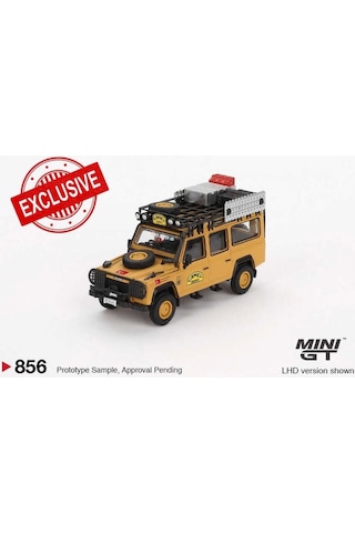 1/64 Land Rover Defender 110 1989 Camel Trophy Amazon Team Turkey Turkey Exclusive Mgt00856 Sarı