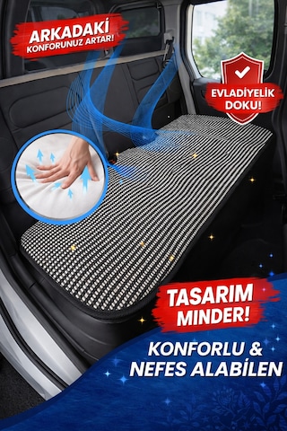 Renault Clio 2019 Ve Sonrası Clio 5 Uyumlu Örme Ön 2 Parça Minder Gri