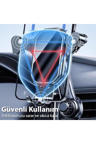 Ally Z1l Araç Içi Havalandirma Telefon Tutucu Siyah