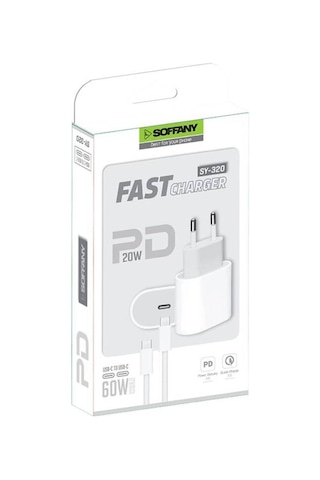 Apple Uyumlu iOS 20w Pd Şarj Seti +type-c To Type-c