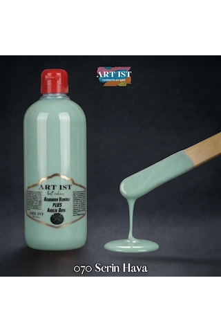 Kendinden Vernikli Plus Vernikli Akrilik Boyalar - 070 Serin Hava Ahşap, Taş Tozu, Hobi, Dıy