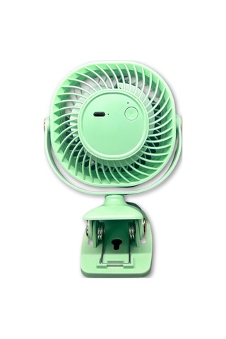 Zb113 Taşınabilir Masaüstü Yeşil Usb Fan