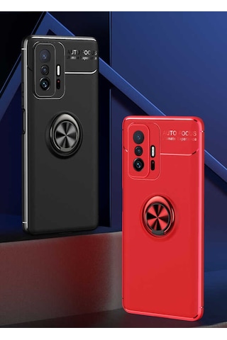Xiaomi Mi 11t 5g Kılıf Zore Ravel Silikon Kapak Siyah