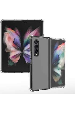 Galaxy Z Fold 4 Uyumlu Zore Nitro Anti Shock Silikon-renksiz Renksiz