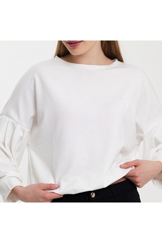 Twobull NAIROBI Kadın Taş Sweatshirt