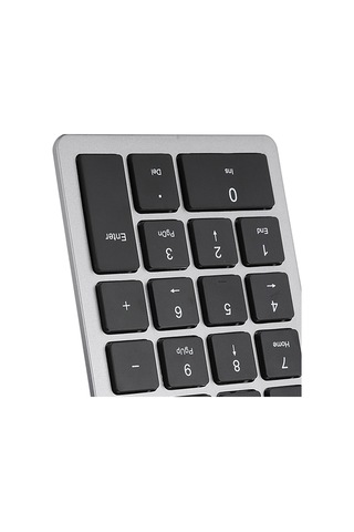 Ximistore9 22 Tuşlu 2.4g Kablosuz Sayı Klavyesi, Usb Plug & Play, 80 Saat Kullanım Süresi, Ergonomik Tasarım, Pembe Altın Pil Dahil Değil