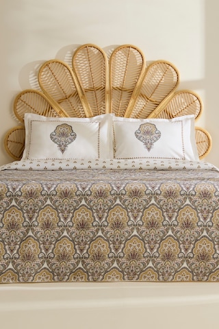 Karaca Home Cherly %100 Pamuk Tek Kişilik Pike Takımı Hardal Hardal
