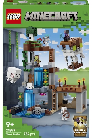 LEGO® Minecraft® Hortlak İstasyonu 21597 – 9 Yaş ve Üzeri Çocuklar için 8 Figür İçeren Yaratıcı Oyuncak Yapım Seti (754 Parça)
