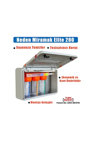 Elite Serisi 200 Villa Tipi Kompakt Su Filtresi Ve Manyetik Kireç Önleyici Set 6b434f57 Model-6b434f57