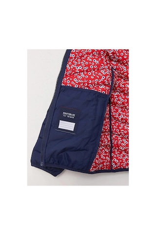 LC Waikiki Southblue Lacivert Kapüşonlu Basic Kız Çocuk Şişme Mont