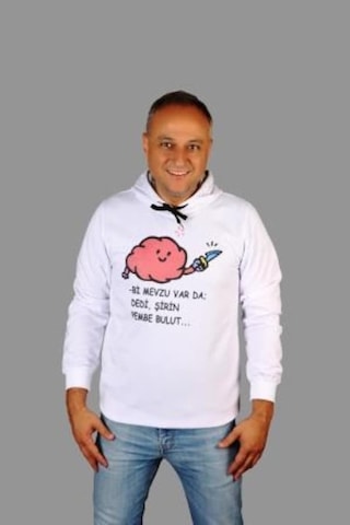 Rafcoll Kapşonlu Sweatshırt (380867473) Beyaz