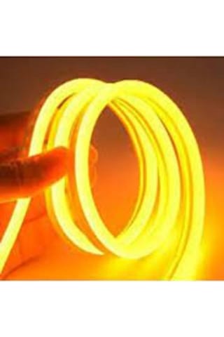 12v Neon Şerit Led Amber Işık