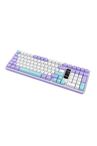 Luma Air Kablosuz 3 Modlu Lcd Ekran 100 Tuş Membran Gaming & Ofis Klavyesi