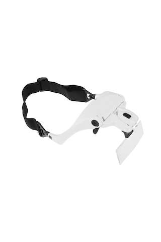 5 Lens 1.0x-3.5x Büyüteç Gözlük - Beyaz - 2 Led Işıklı Um129790-1 Yurt Dışından