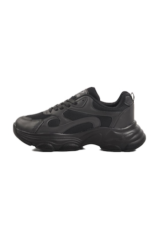 Ayakmod 164 G Siyah Tekstil Kadın Sneaker Siyah