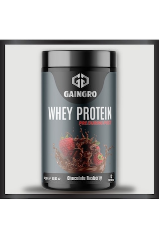 Whey Protein Çikolata Ve Ahududu Aromalı - 420 Gr 12 Servis Çikolata - Ahududu