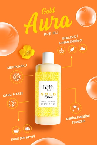 Gold Aura Nemlendirici Ve Besleyici Mistik Kokulu Duş Jeli 400 Ml