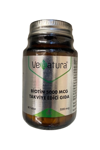 Venatura Biotin 5000 Mcg 90 Tablet
