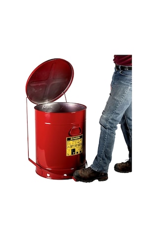 Justrite 09700 80 Litre Pedallı Atık Çöp Kovası Diğer