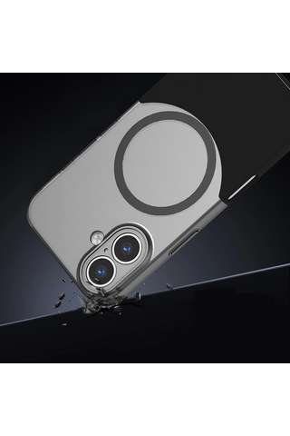 Apple Uyumlu iPhone 16 Plus Kılıf M-safe Şarj Özellikli Mıknatıslı Redclick Duble Kapak