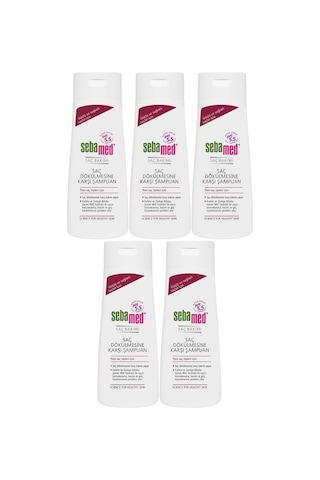 Sebamed Şampuan 200ml Saç Dökülmesine Karşı Tümsaç Tipleri 5li Tüm Saçlar