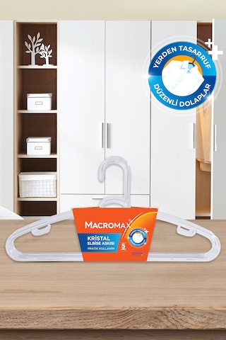 Kristal Elbise Askısı 5x2 10 Adet