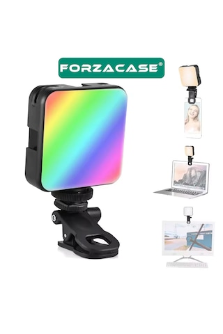 Kameralar İçin Şarj Edilebilir Rgb Led Video Işığı - Fc1022