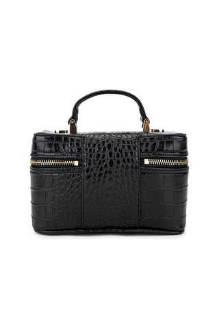 Tamer Tanca Kadın Suni Deri Siyah Kroko El Çantası 1178 4005 Bn Cnt Sk25-26 Sıyah Kroko Siyah