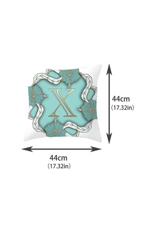Yastık Kılıfları Alfabe Dekoratif Yastık Kılıfları Harf Çiçekleri Diğer