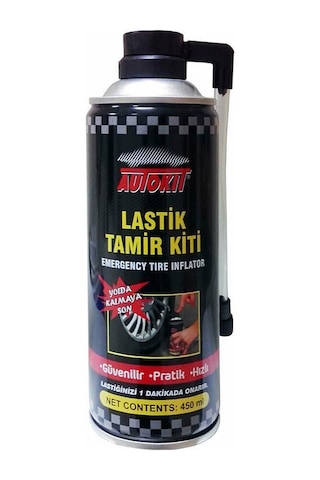 Autokit Lastik Tamir Kit 450 ML Autokit Lastik Tamir Kit 450 ML