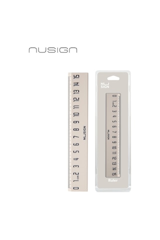 Nusıgn Beyaz 15 Cm Kolay Kavrama Çizim Cetveli