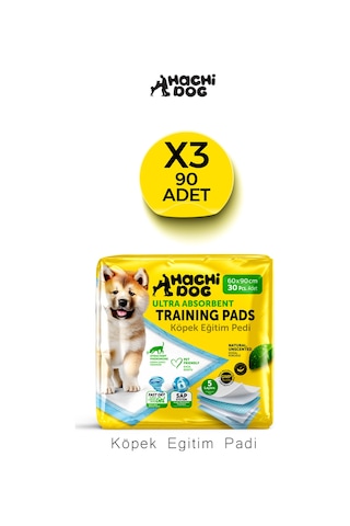 Köpek Eğitim Pedi 60x90 5 Katman 90 Adet Yellow Pack