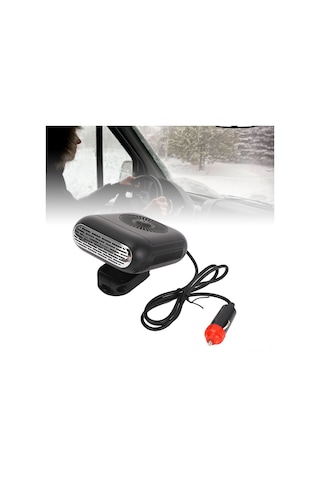 Moveevo 12v Akıllı Otomobil Isıtıcı - 360 Döner Kafa, 2 Seviye Sıcaklık Ayarı, Sessiz Ve Verimli, Abs Malzeme, Sigara Ateşi Bağlantısı