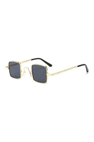 Orzo Kare Unisex Retro Güneş Gözlüğü Bakır