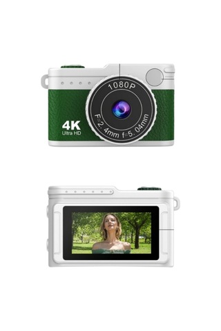 Retro Tasarımlı 1080p Hd Mini Dijital Kamera Ips Ekranlı Taşınabilir Kamera - Lisinya