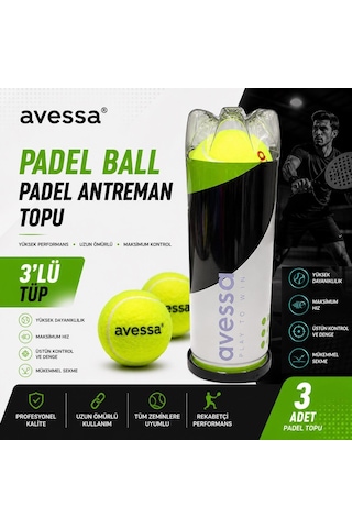 Avessa Padel-ball Padel Antrenman Topu 3lü